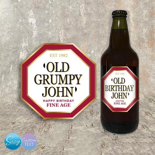 Ale Personalised Bottle Labels